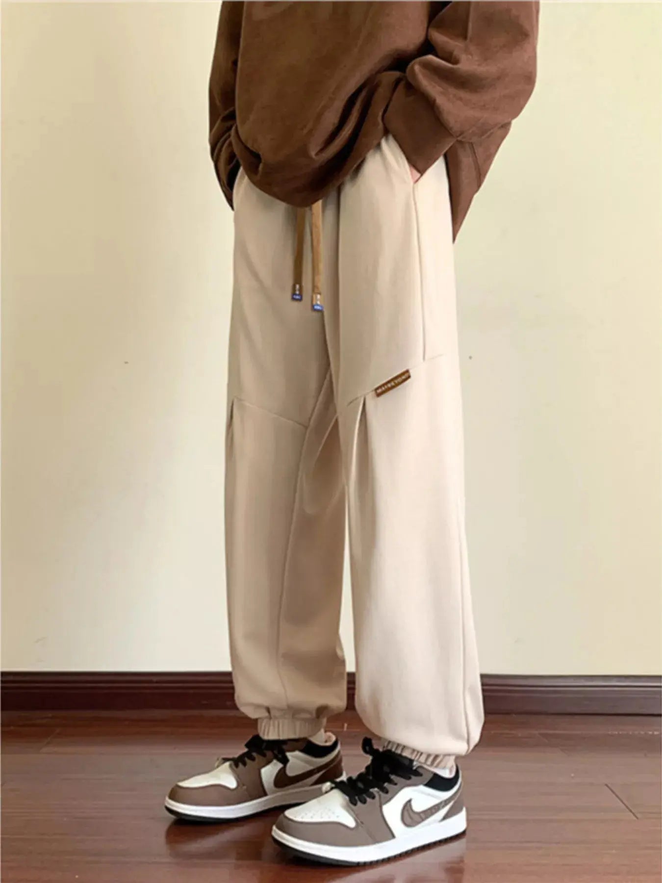 Men's Plus Size Drawstring Loose Fit Joggers Simply Love