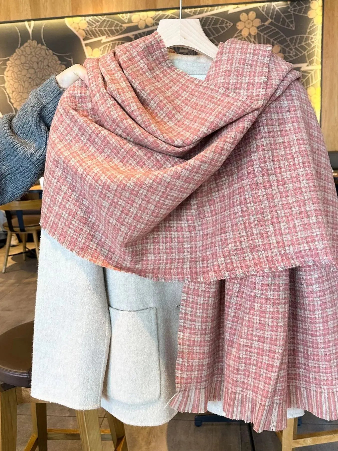 Plaid Warm Scarf Simply Love