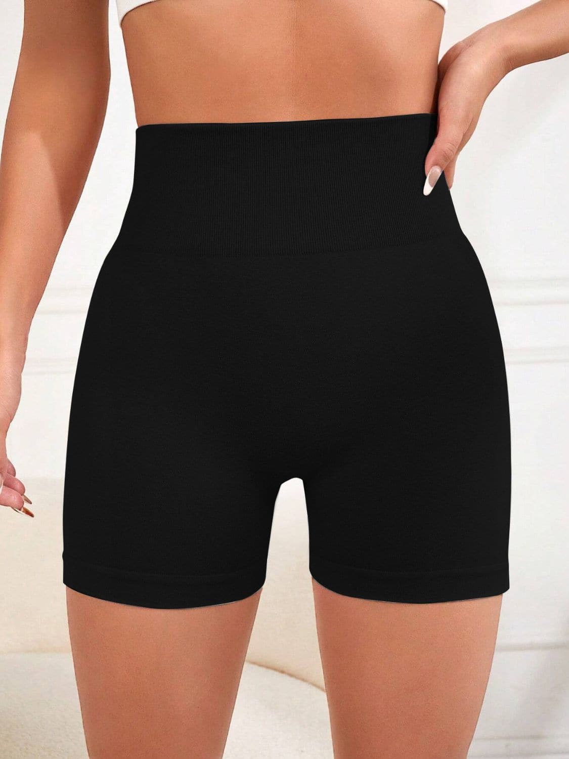 High Waist Active Shorts.