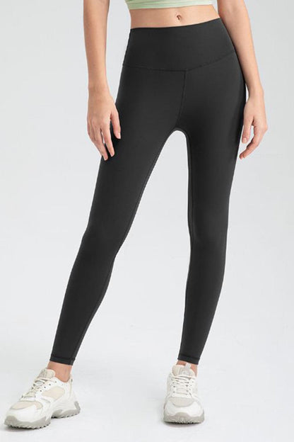 Wide Waistband Slim Fit Active Leggings.