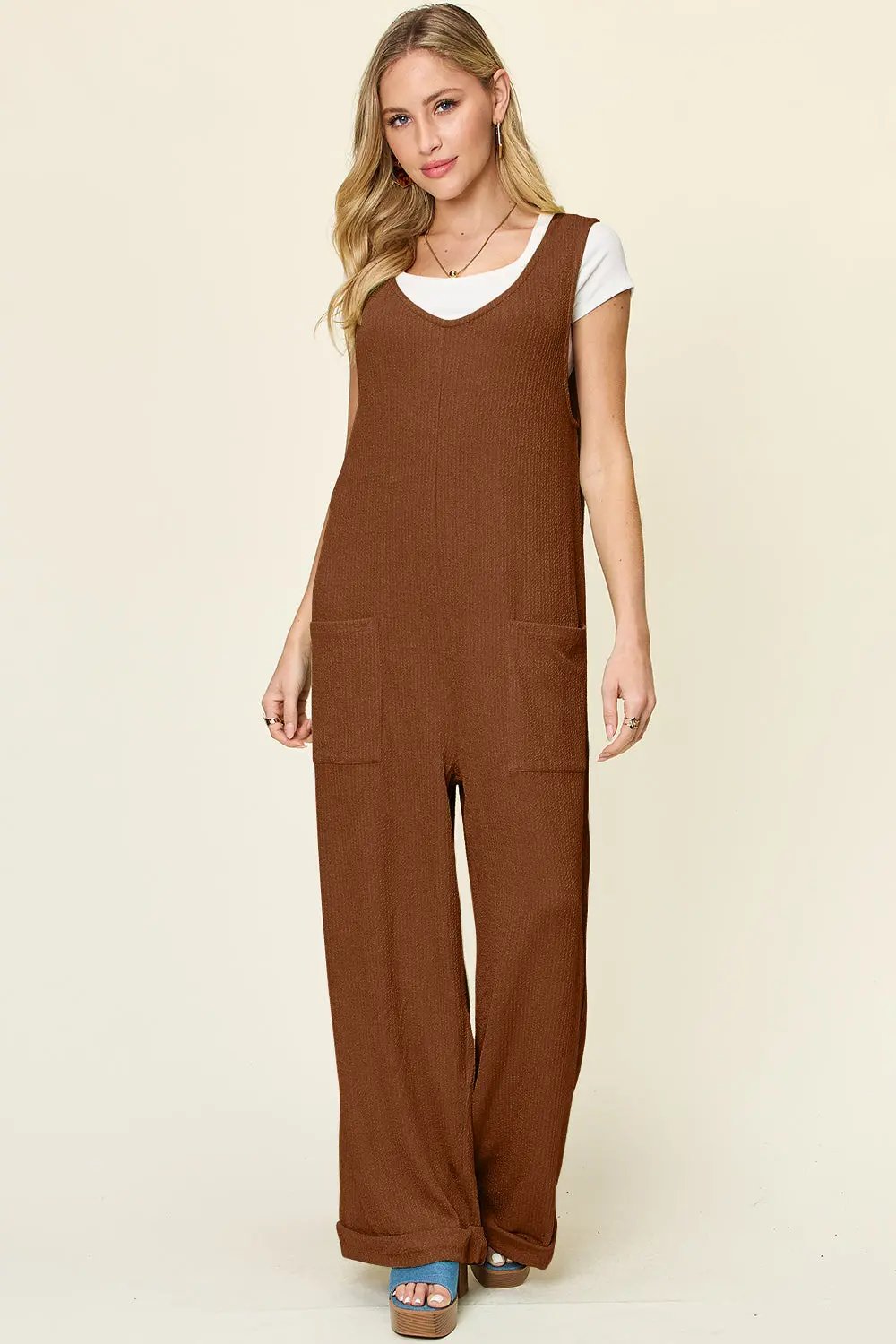 Double Take: Wide Leg Jumpsuit - Love Salve