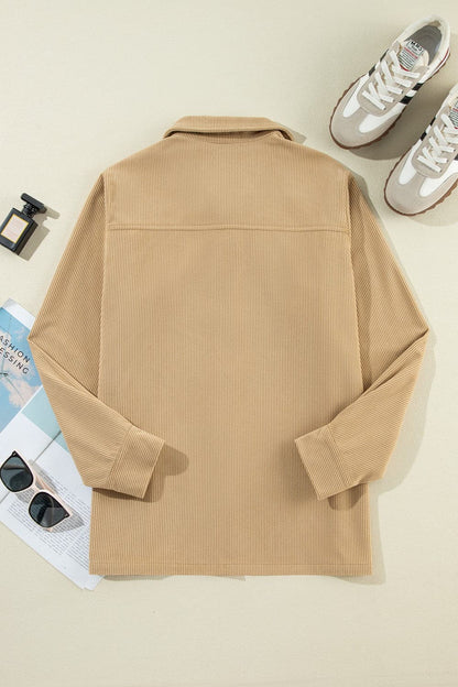 Button Up Long Sleeve Jacket.