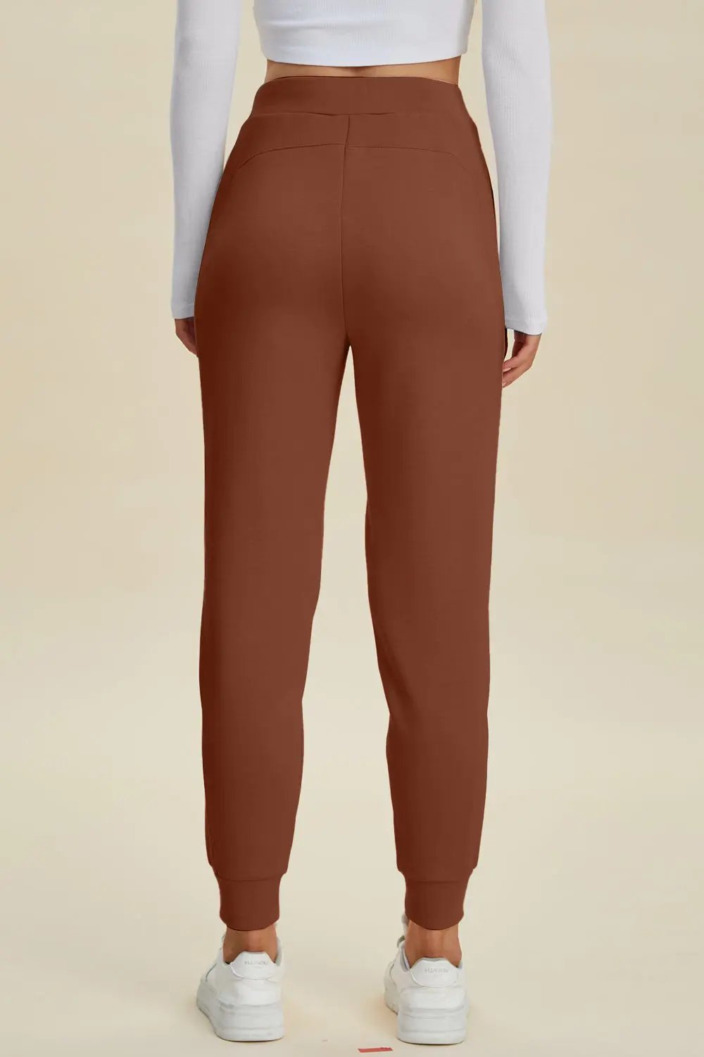 Basic Bae Full Size Air Scuba Drawstring High Waist Joggers - Love Salve