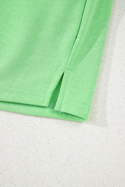 Drawstring Solid Mini Skort