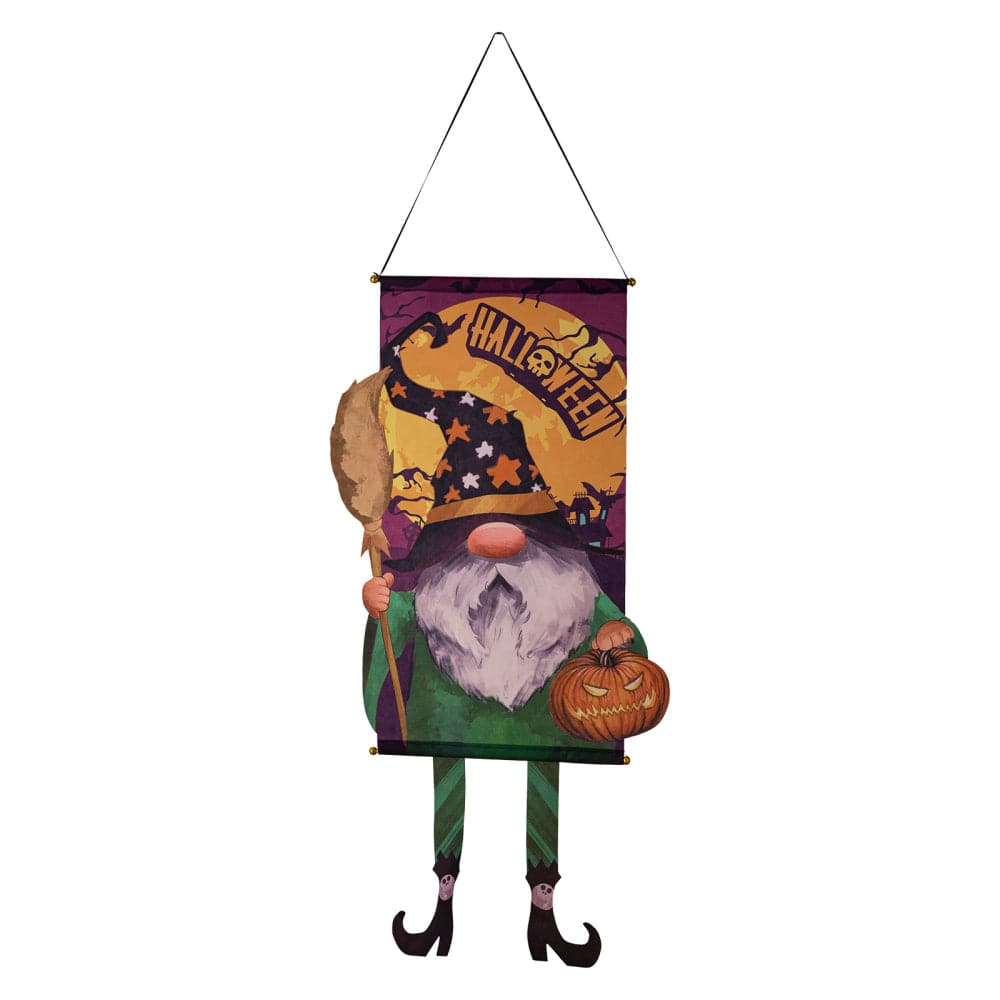 Halloween-themed assorted hanging decorations (2-piece set)