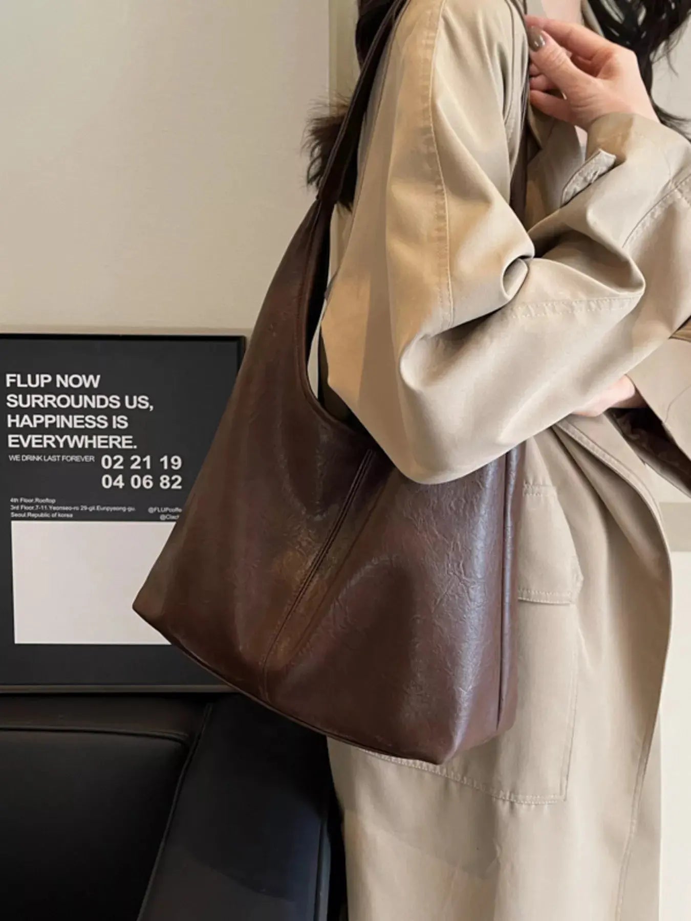 PU Leather Shoulder Bag Simply Love