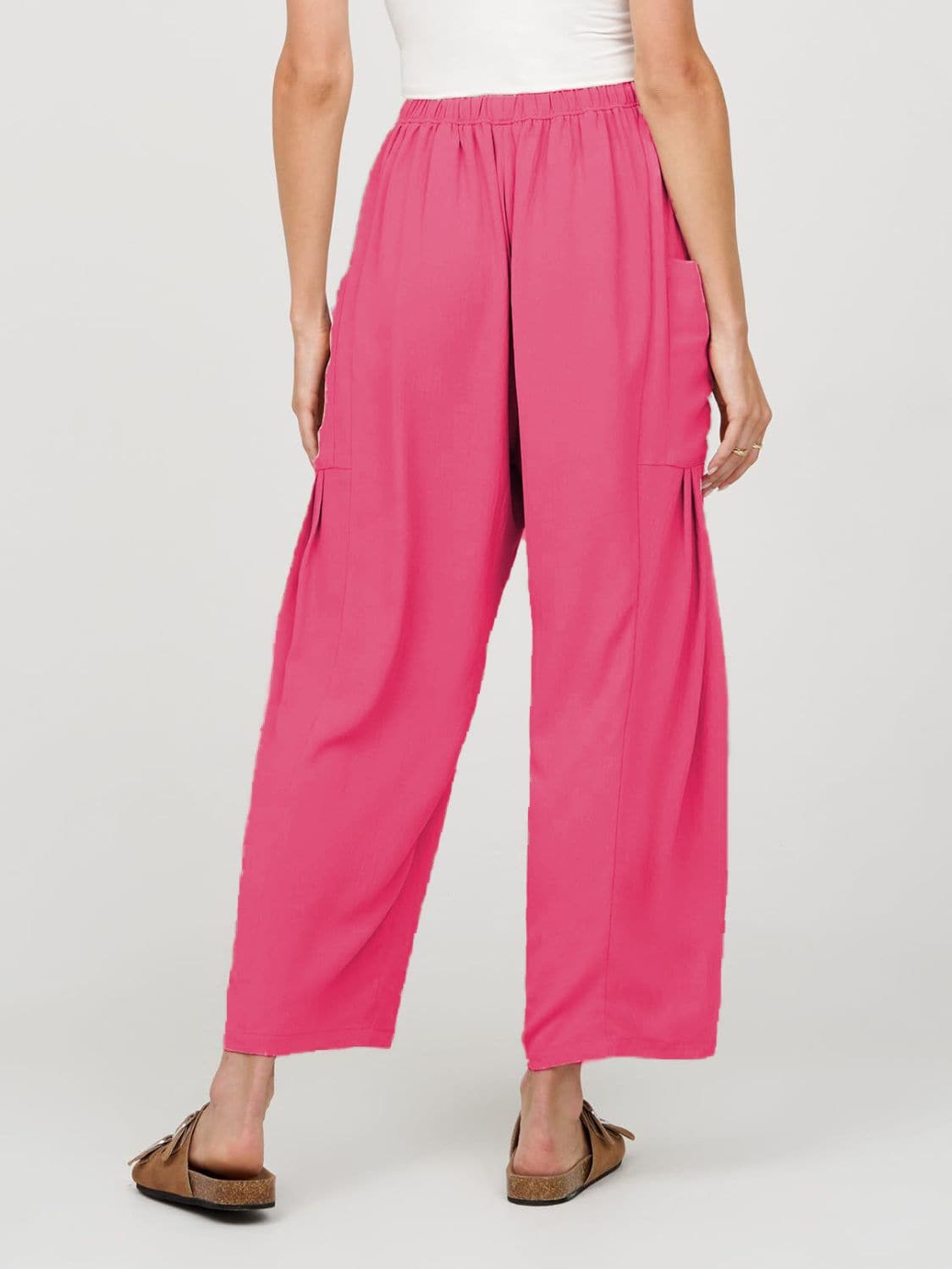 Full Size Wide Leg Pants with Pockets.