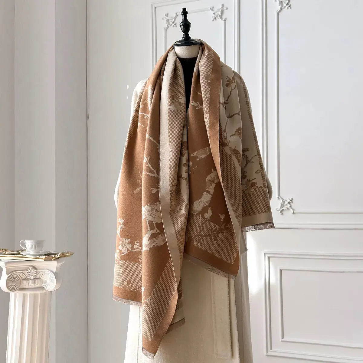 Raw Hem Winter Scarf Simply Love