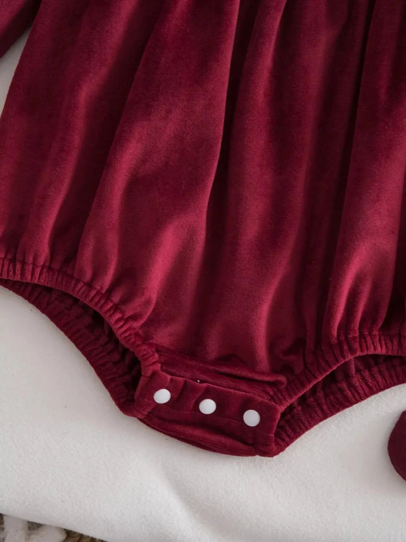 Children's Christmas Velvet Bodysuit and Socks Set Simply Love