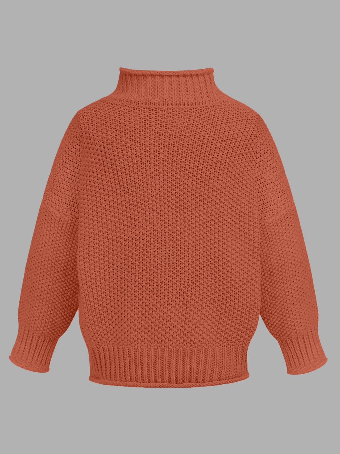 Turtleneck Long Sleeve Sweater.