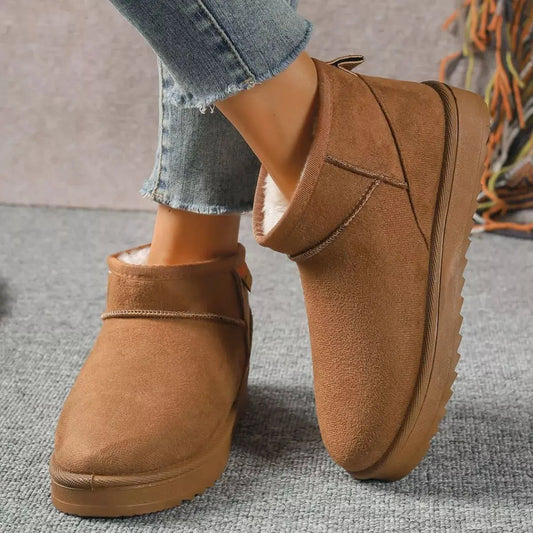 Round Toe Platform Boots Simply Love