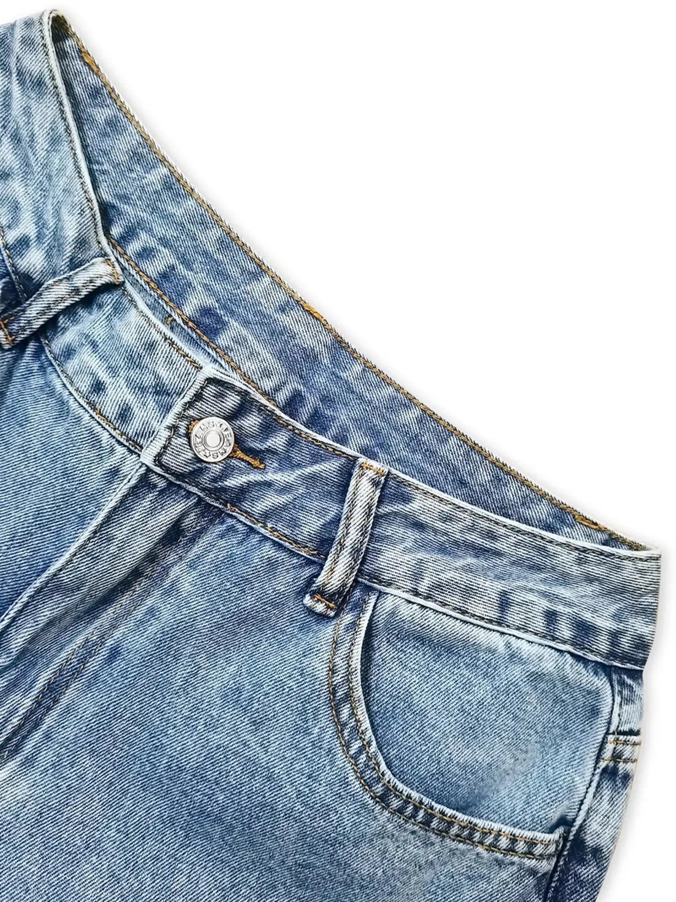 Distressed Wide Leg Jeans Simply Love