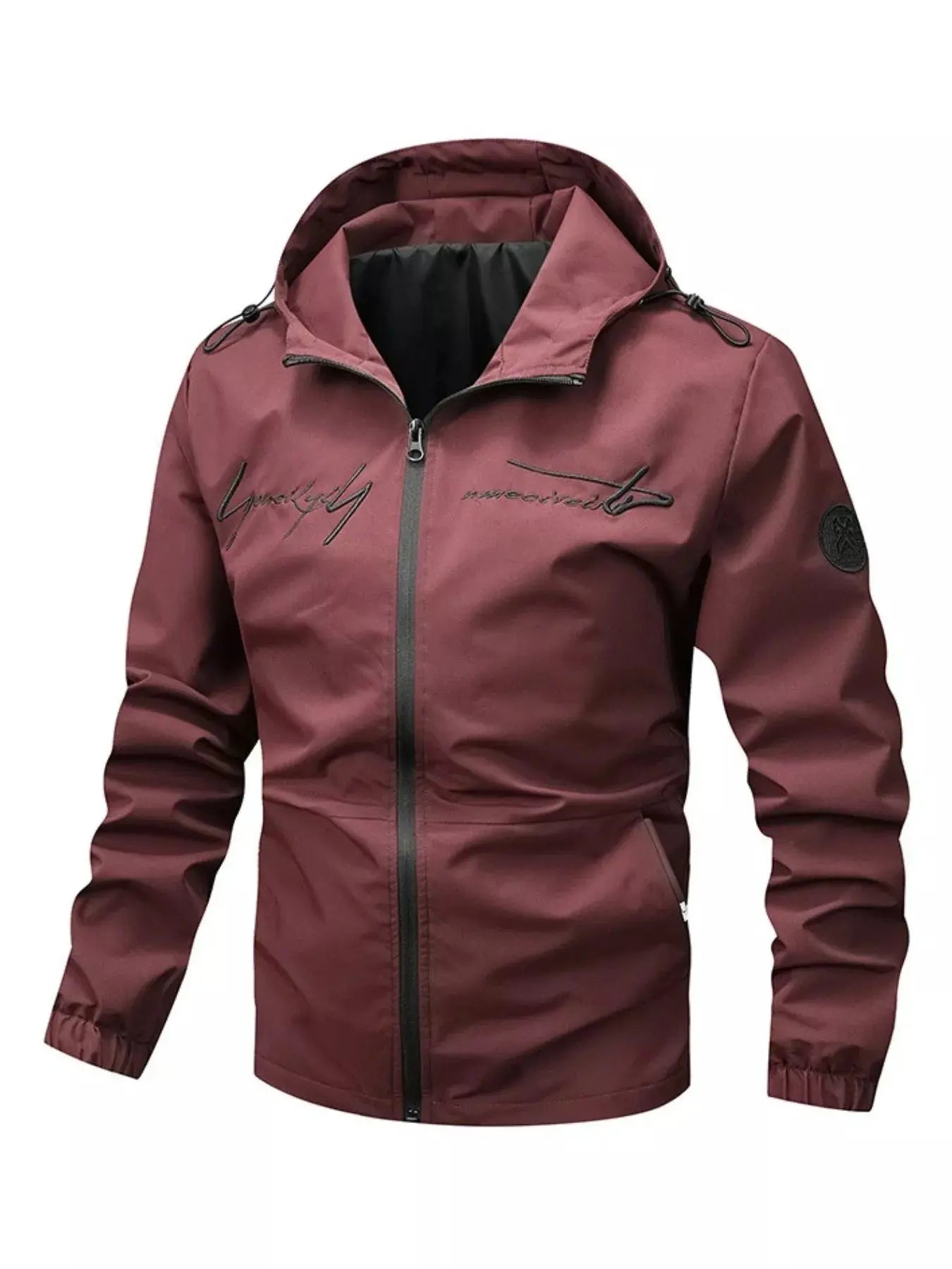 Men's Lightweight Hooded Windbreaker Jacket Simply Love