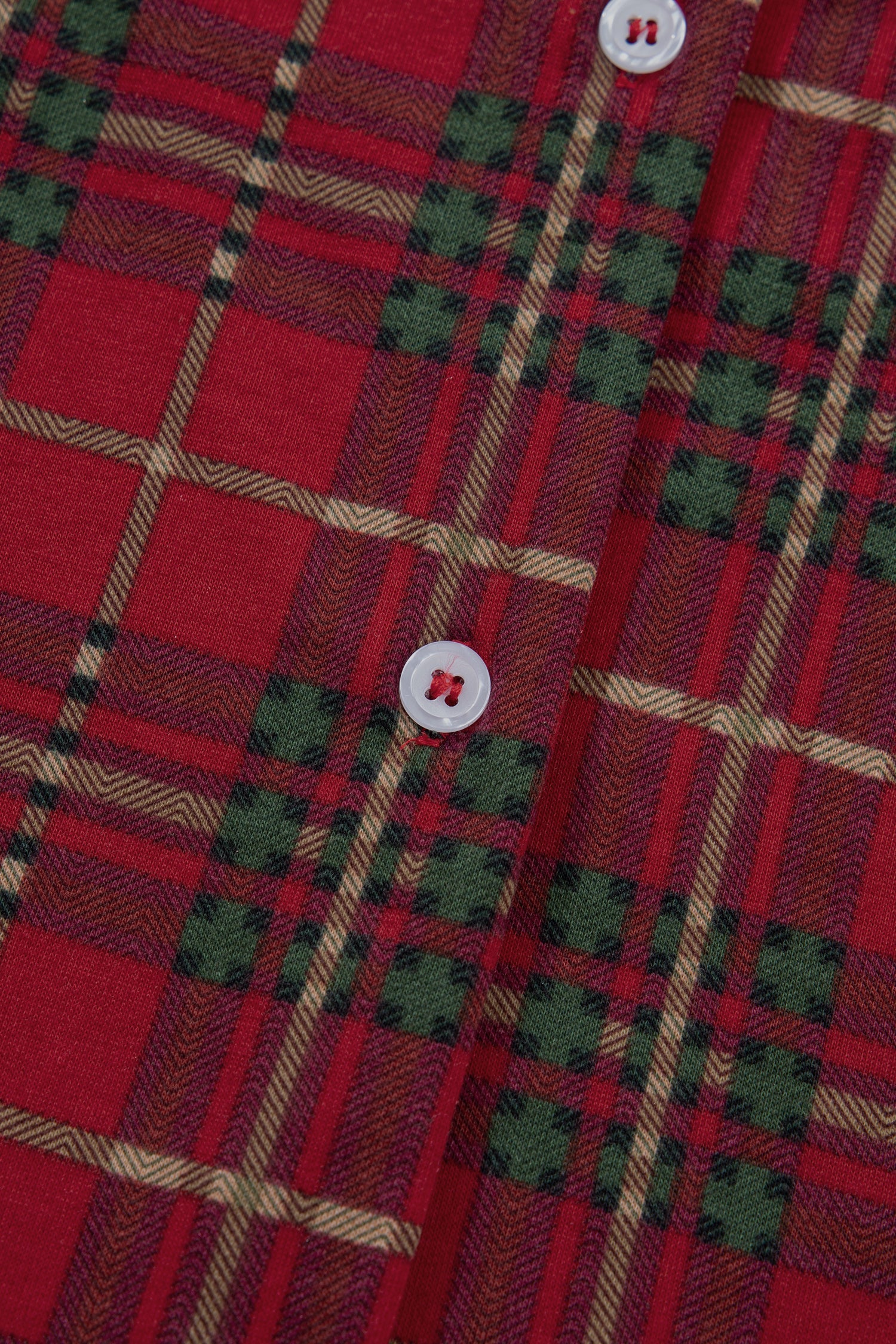 Red Plus Size Plaid Short Sleeve Shirt And Loose Pants Two Piece Pajama Set Cozy Sleepwear For Nighttime Comfort Dear-Lover Dropshipping