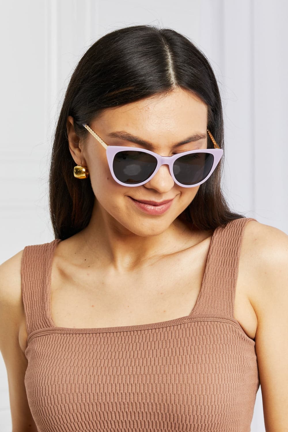 Cat-Eye Acetate Frame Sunglasses.