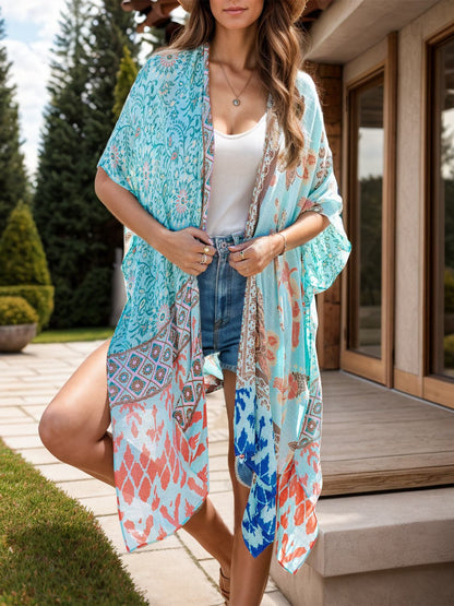 Printed Open Front Cover-Up.