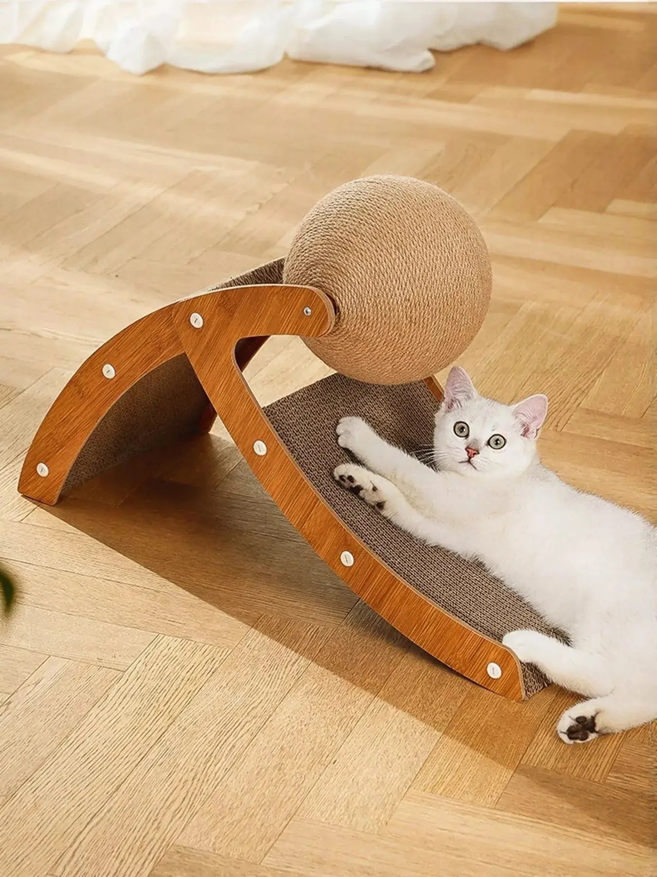 Interactive Ball & Ramp Cat Scratching Post Simply Love