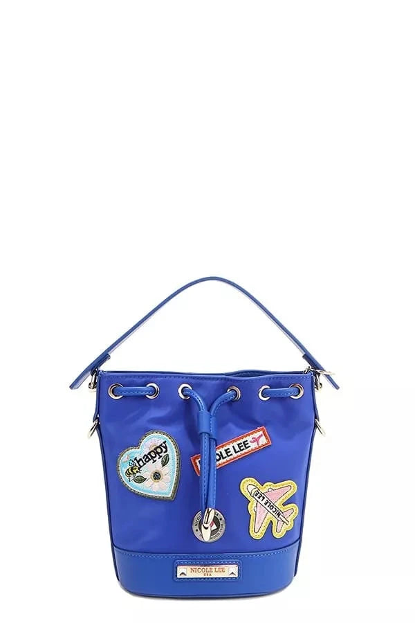 Nicole Lee USA Color Patch Bucket Bag Coco’s Tee Boutique