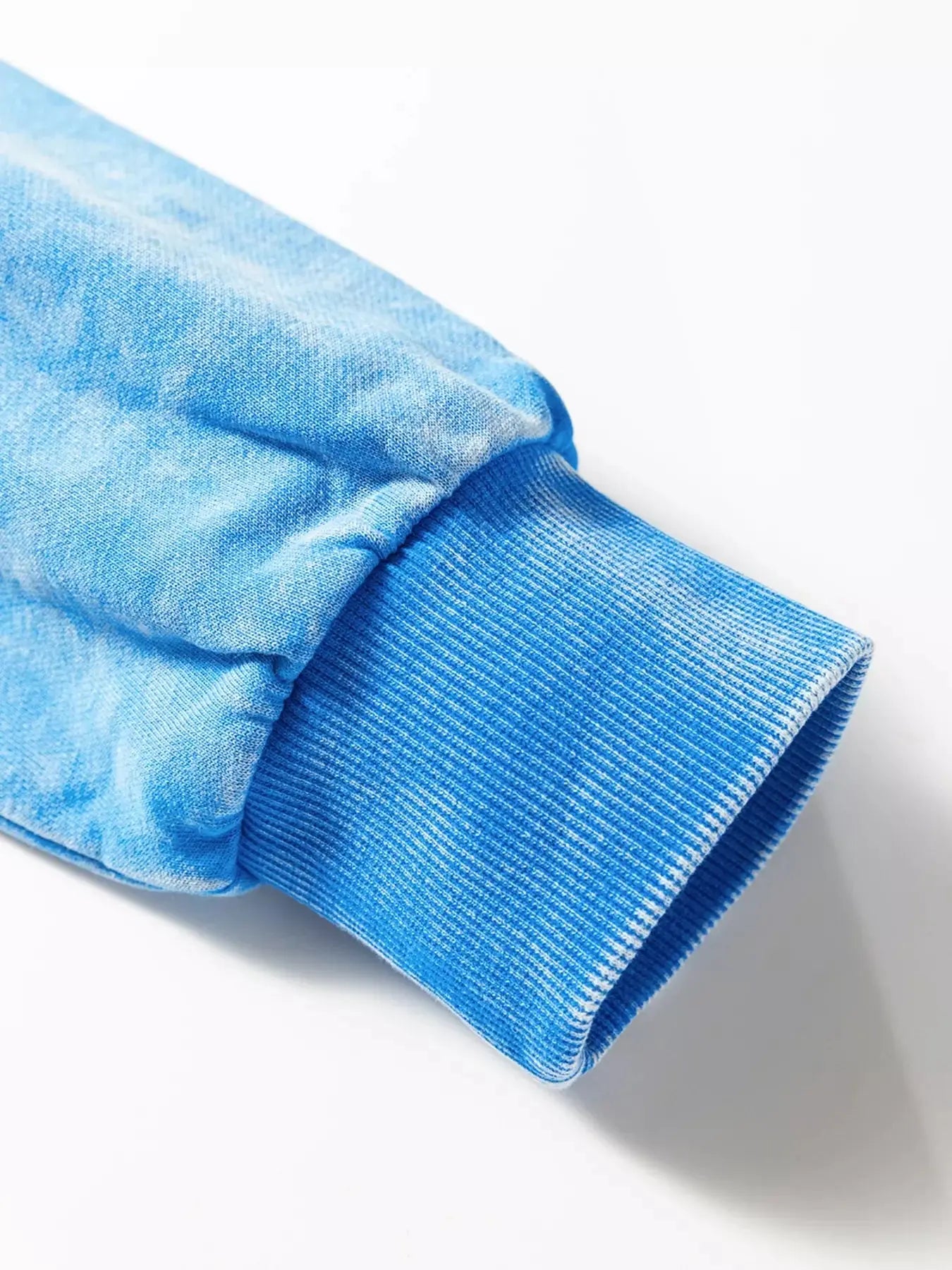 Mineral Wash Raw Seam Double Patched Pocket Sweatshirt Simply Love