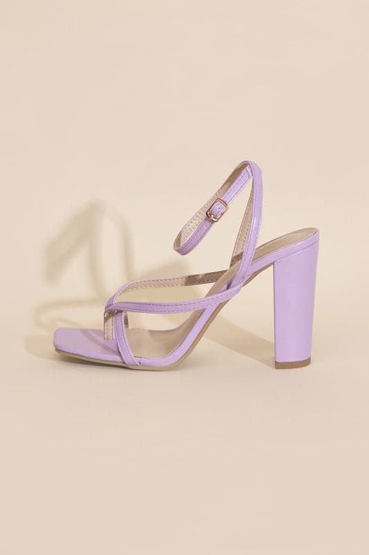 NILE-5 Thong Strappy Heels.