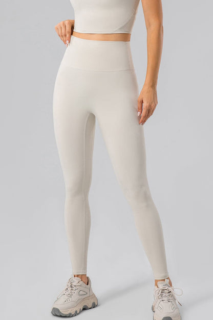 High Waist Wide Waistband Active Leggings.