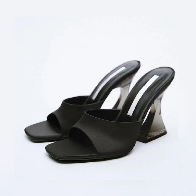 Open Toe High Heel Sandals.