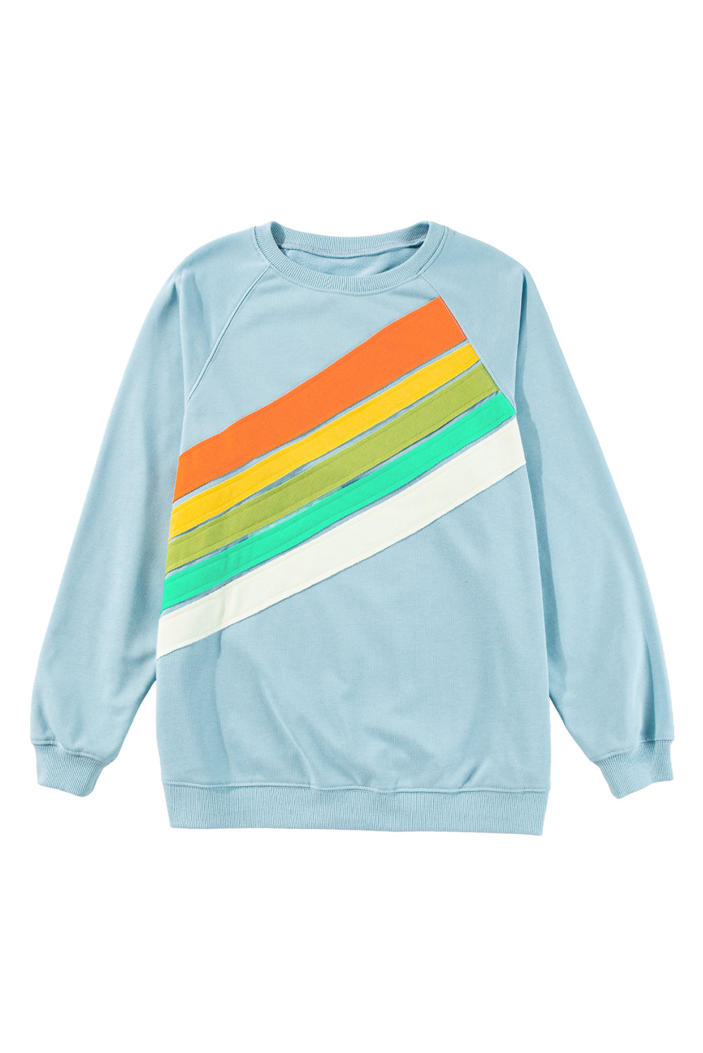 Vibrant colorblock sweatshirt