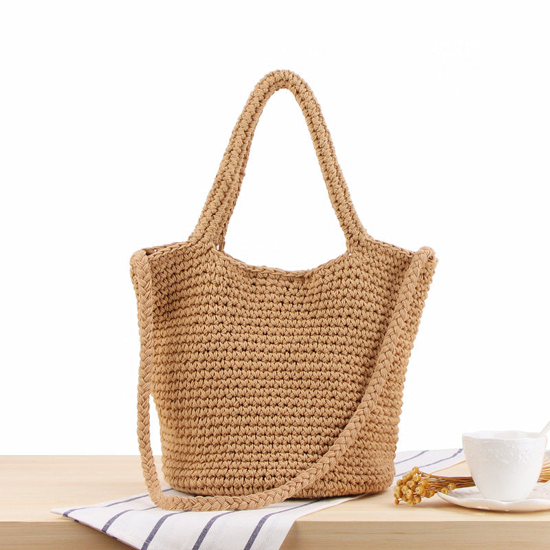 One Shoulder Woven Bag Bohemian Vacation Straw Bag Bella Mia