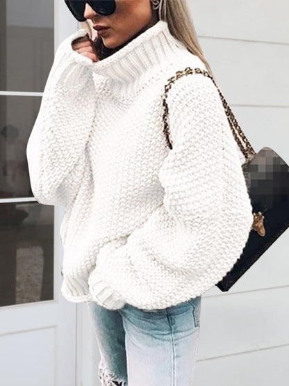 Turtleneck Long Sleeve Sweater.