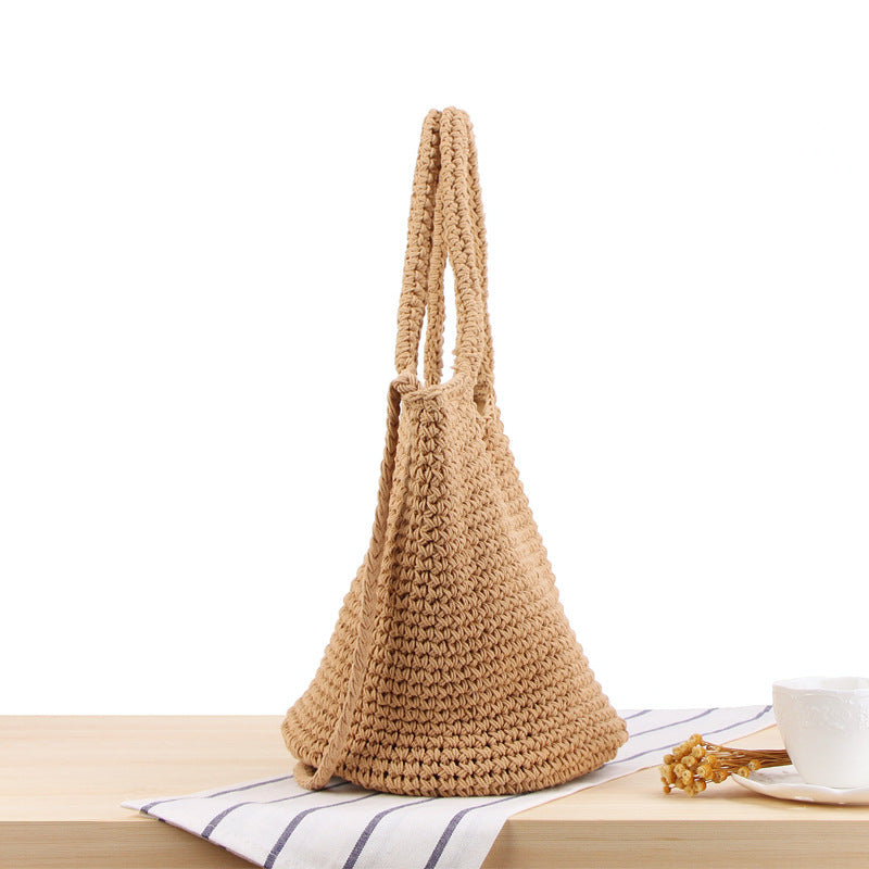 One Shoulder Woven Bag Bohemian Vacation Straw Bag Bella Mia