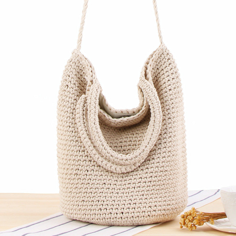 One Shoulder Woven Bag Bohemian Vacation Straw Bag Bella Mia