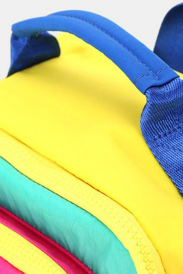 Himawari Contrast Nylon Backpack Bag with Handles Coco’s Tee Boutique