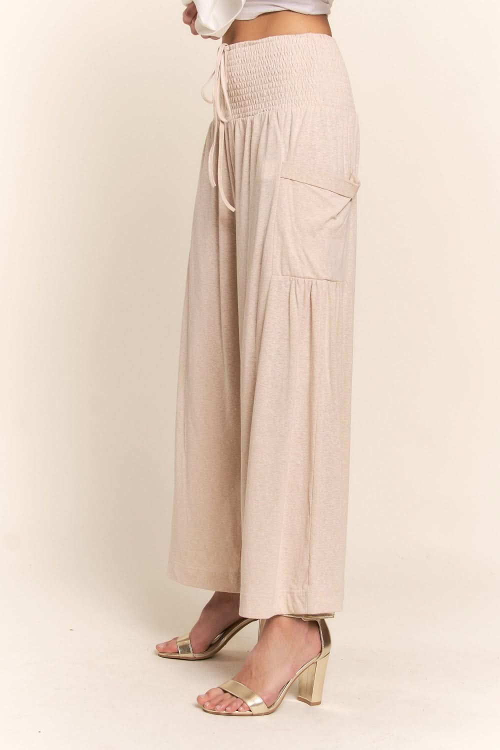 J.nna boho wide leg pants with pockets