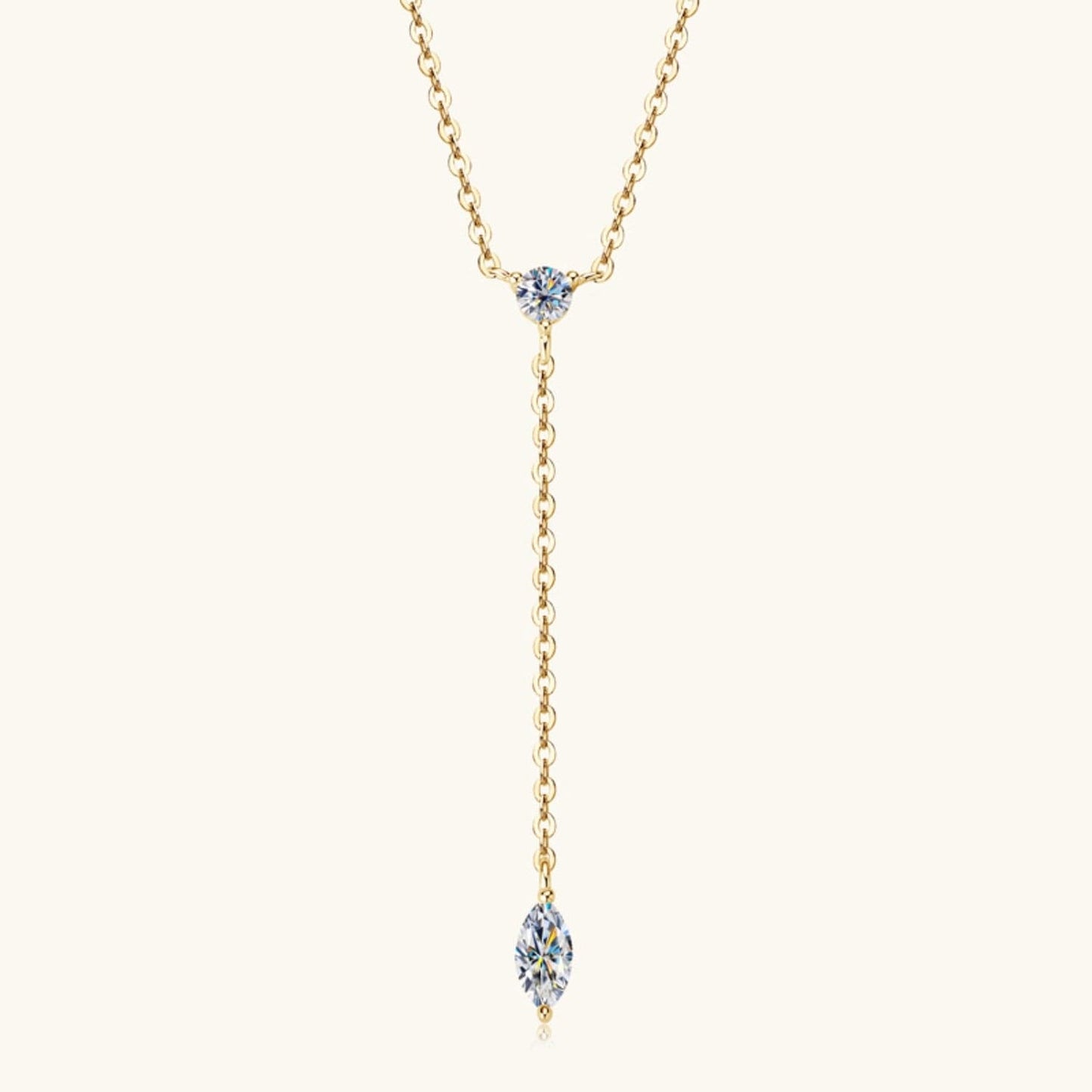 Moissanite 925 Sterling Silver Necklace.