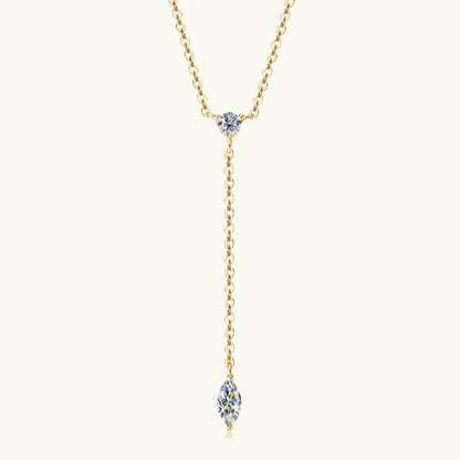 Moissanite 925 Sterling Silver Necklace.