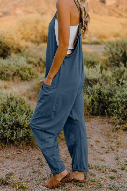 Double Take Full Size V-Neck Sleeveless Jumpsuit with PocketsUpgrade Your Style
 Introducing the Double Take Full Size V-Neck Sleeveless Jumpsuit with Pockets – where fashion meets functionality! This chic jumpsuit is designedLove Salve -Neck Sleeveless Jumpsuitusa