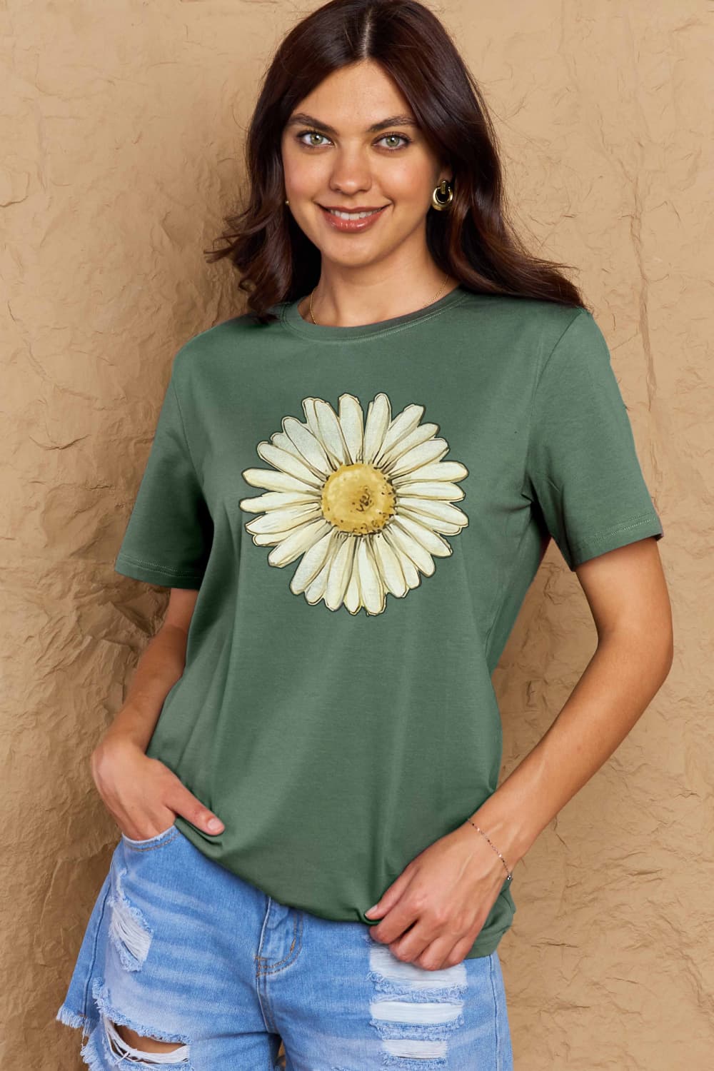Simply Love: Flower Cotton Tee