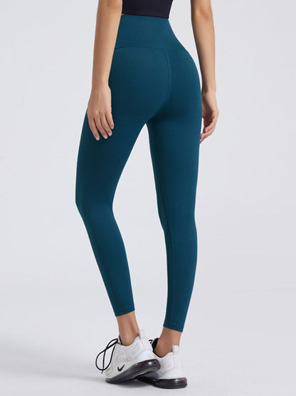 Wide Waistband Sports Leggings.