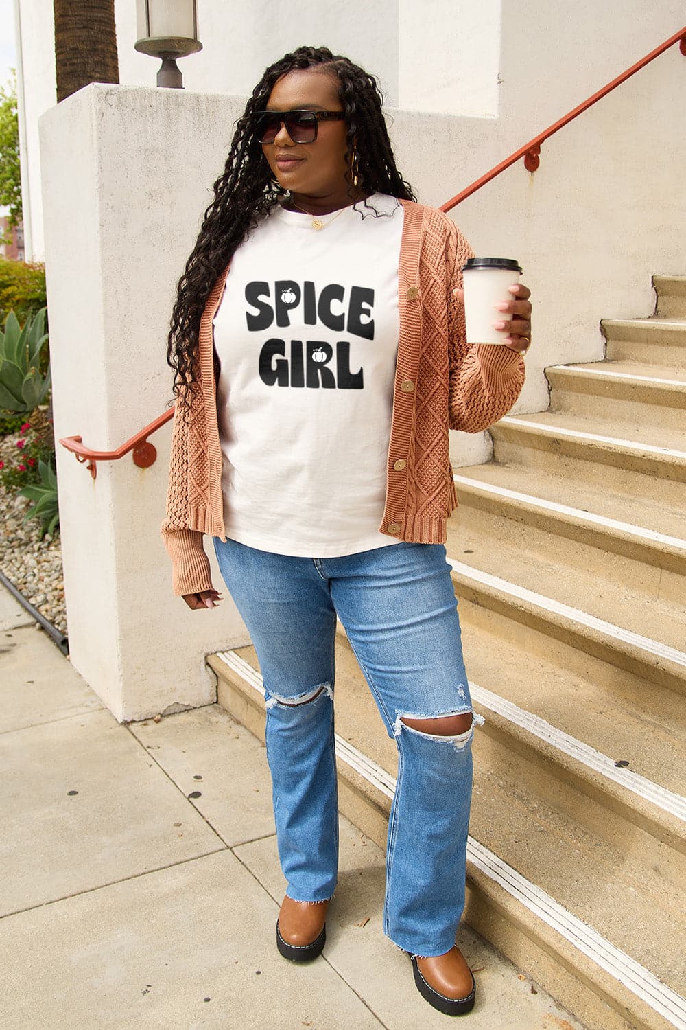 Simply Love Full Size SPICE GIRL Short Sleeve T-Shirt.