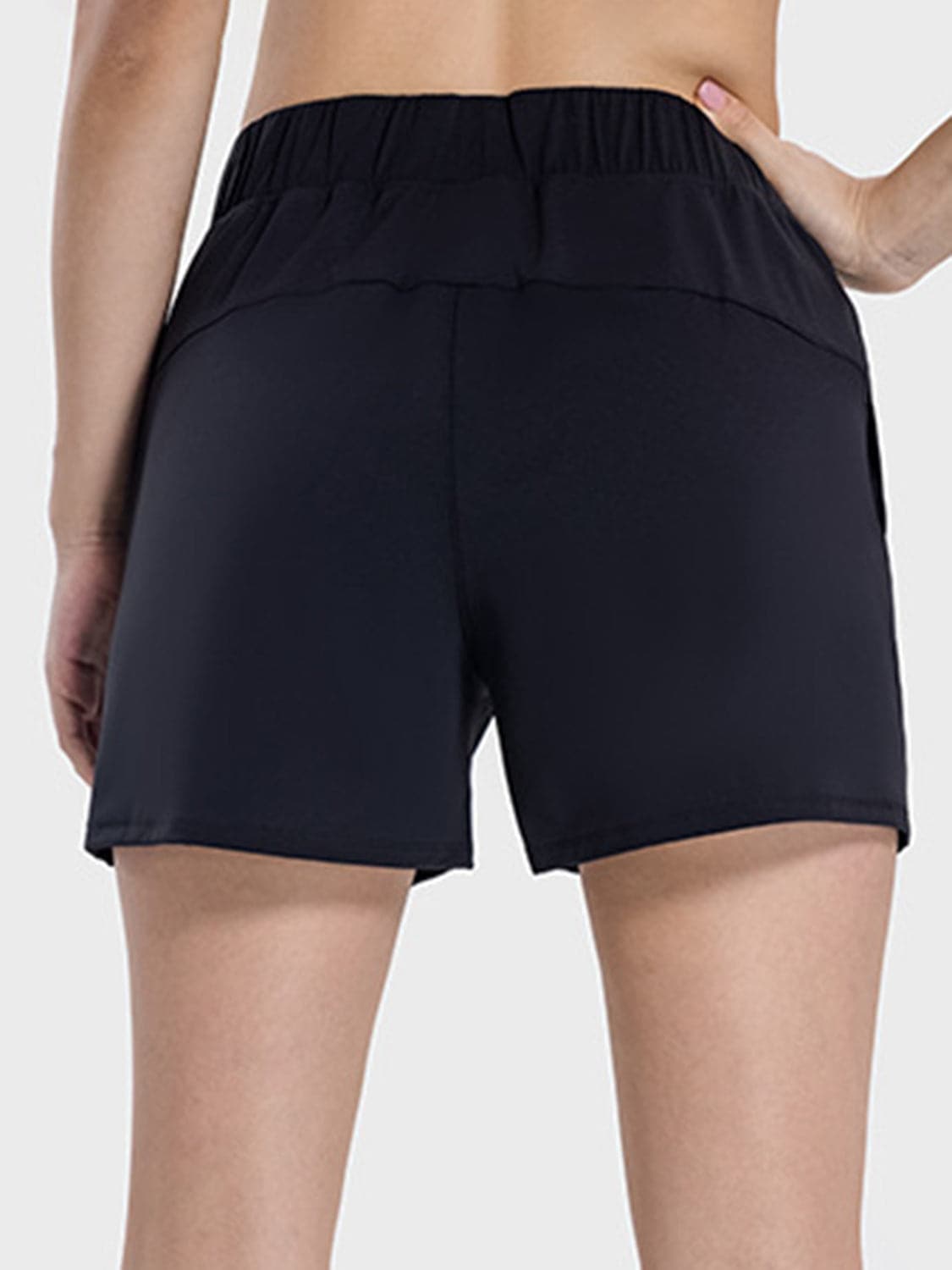 Elastic Waist Active Shorts.