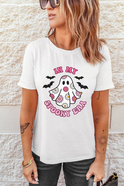 Spooky season graphic tee - soft fabric