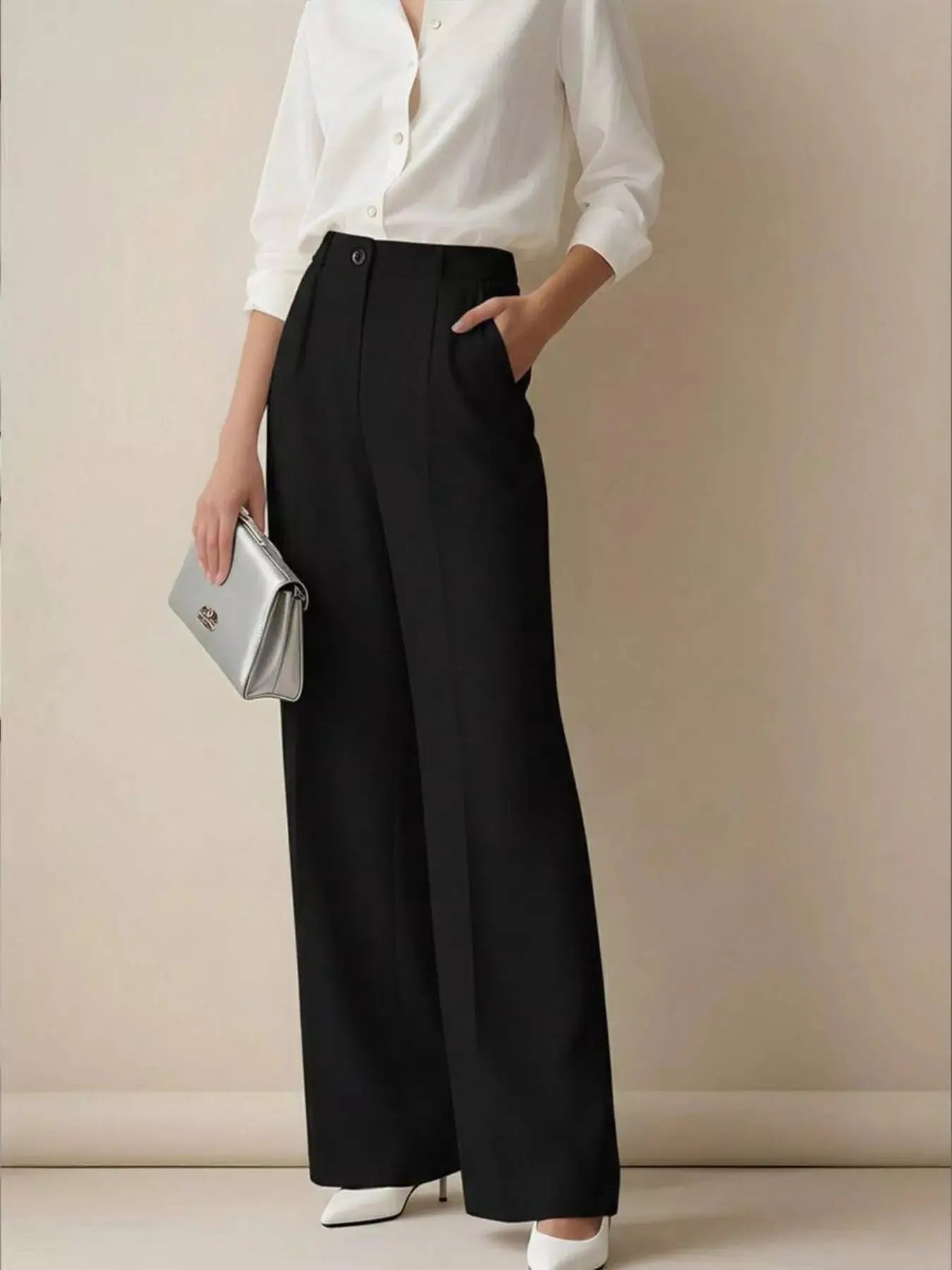 High-Waisted Wide Leg Pants Simply Love