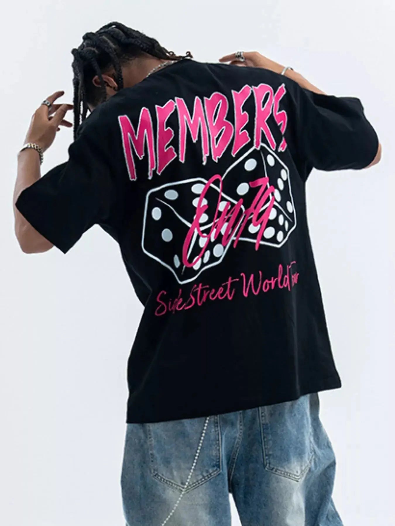 Men's Graphic Short Sleeve Oversized T-Shirt Simply Love