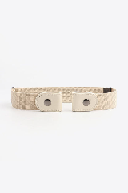 PU Elastic Snap Closure Belt.