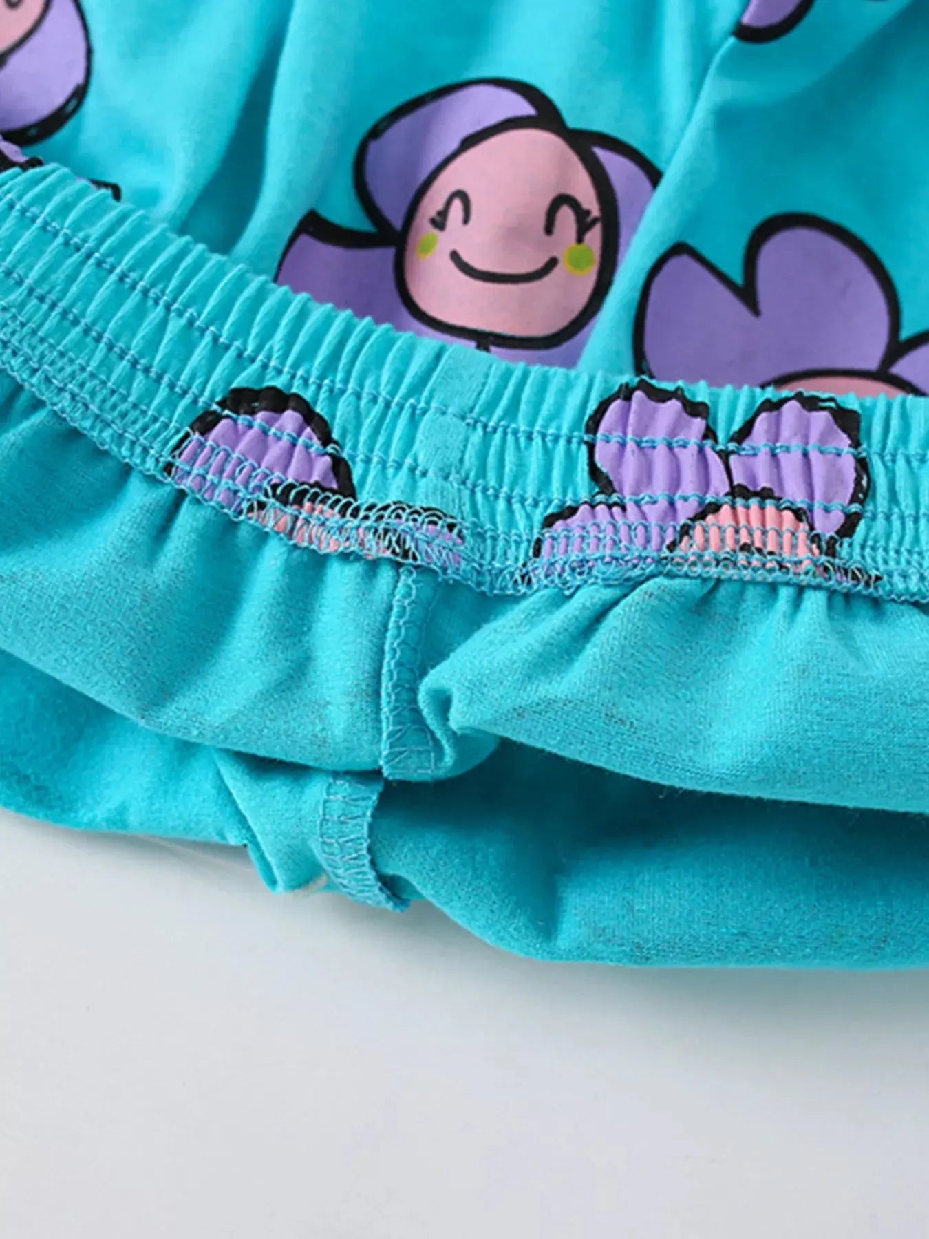 Children's Round Neck Top and Shorts Set Simply Love