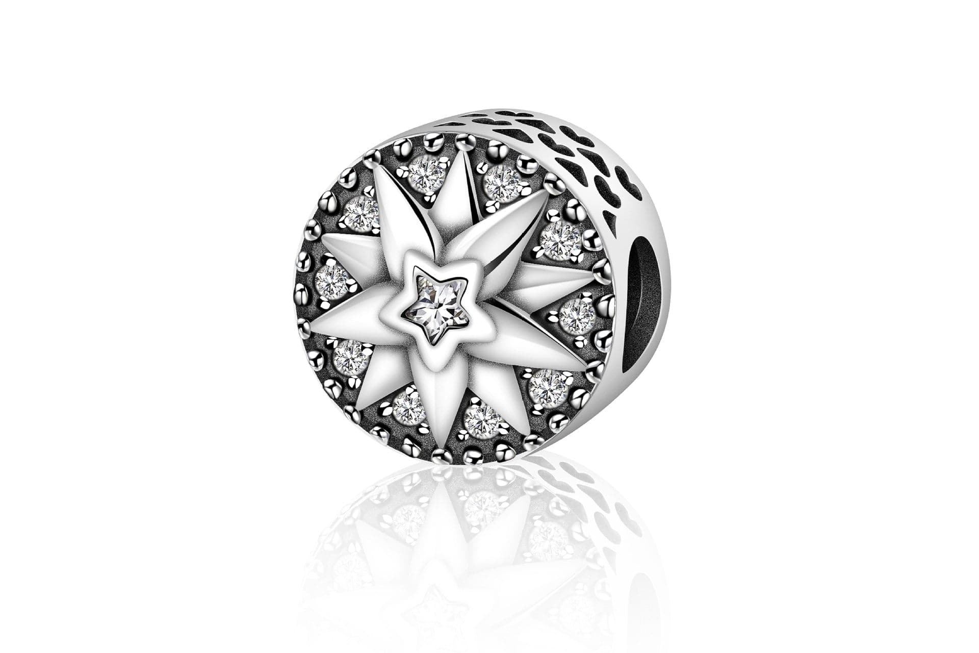 One Piece 925 Sterling Silver Bead Charm.