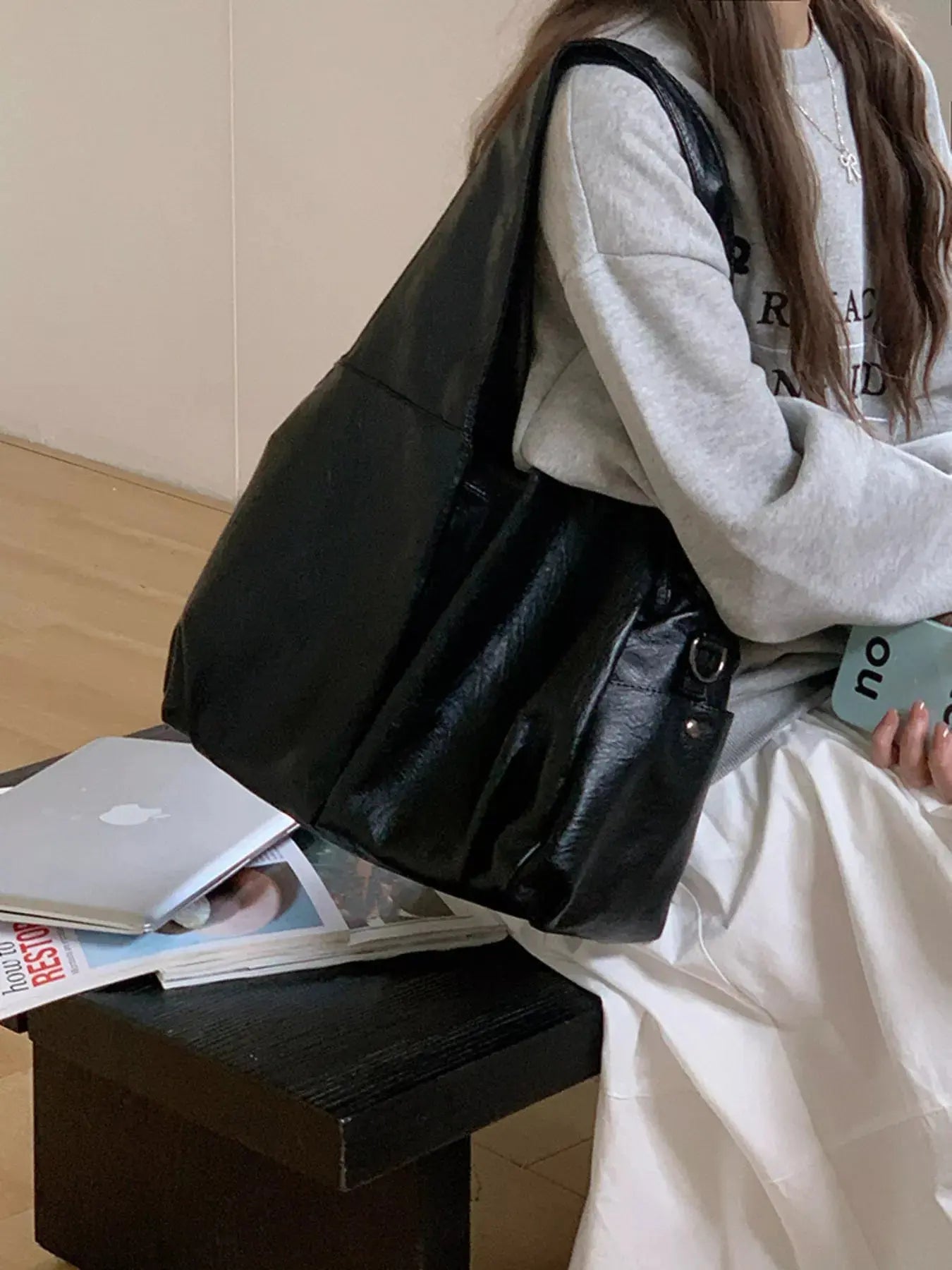 PU Leather Tote Bag Simply Love