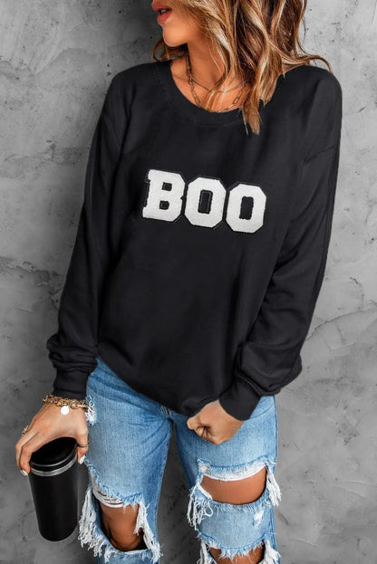 Cozy Essentials Round Neck Long Sleeve Sweatshirt