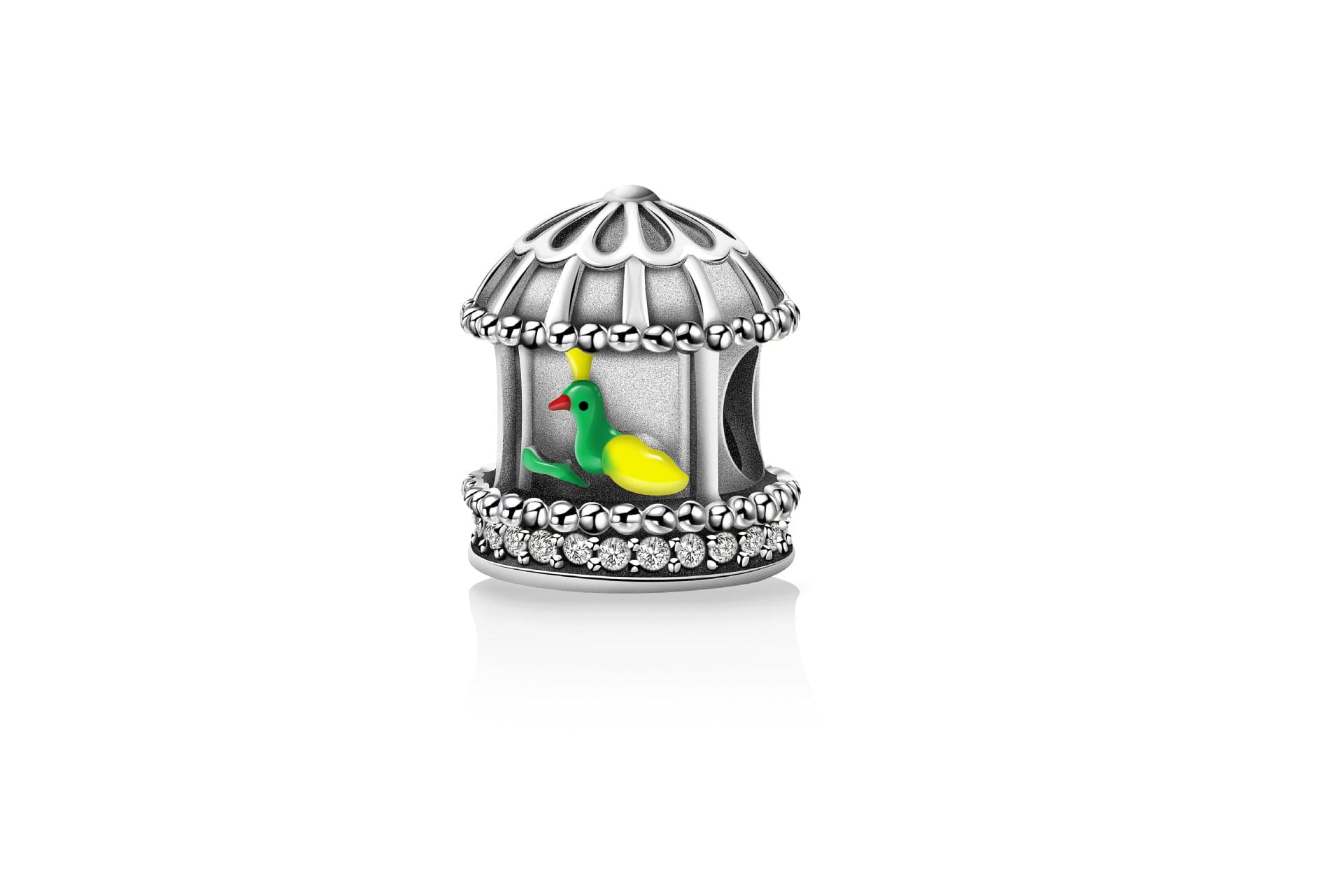 One Piece 925 Sterling Silver Bead Charm.