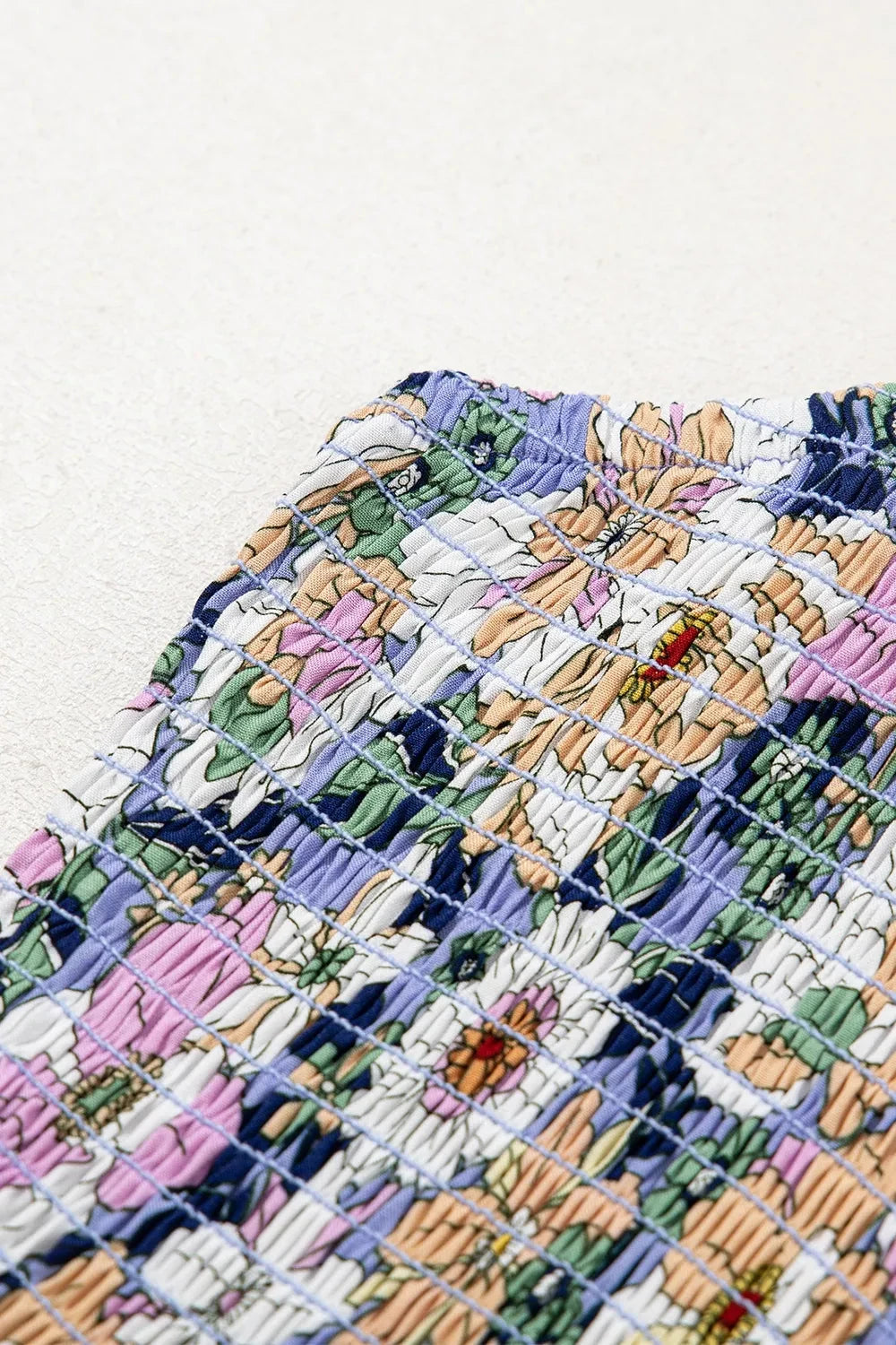 Bloom & Breeze Floral Smocked Jumpsuit Coco’s Tee Boutique